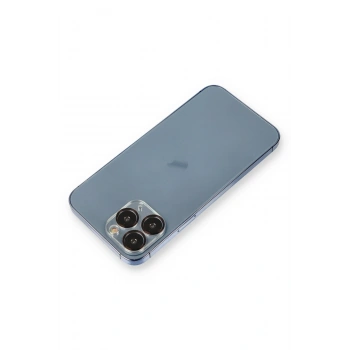 Mey İthalat®   iPhone 11 Pro Max Metal Kamera Lens Koruma Cam - Siyah