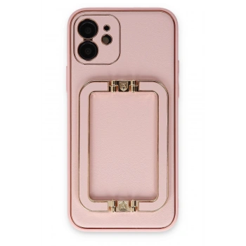 Mey İthalat®   iPhone 12 Kılıf Coco Elit Kapak - Pembe
