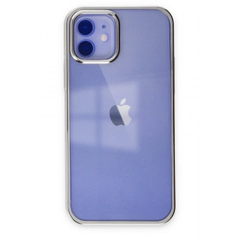 Mey İthalat®   iPhone 12 Kılıf Element Silikon - Gümüş