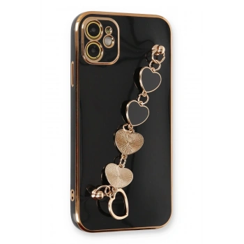Mey İthalat®   iPhone 12 Kılıf Esila Silikon - Siyah