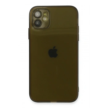 Mey İthalat®   iPhone 12 Kılıf Fly Lens Silikon - Siyah