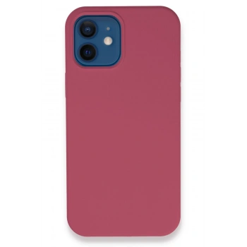 Mey İthalat®   iPhone 12 Kılıf Lansman Legant Silikon - Fuşya