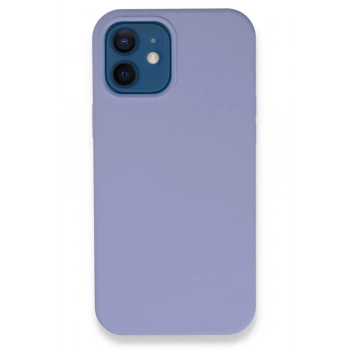Mey İthalat®   iPhone 12 Kılıf Lansman Legant Silikon - Lila