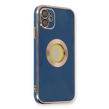 Mey İthalat®   iPhone 12 Kılıf Store Silikon - Mavi