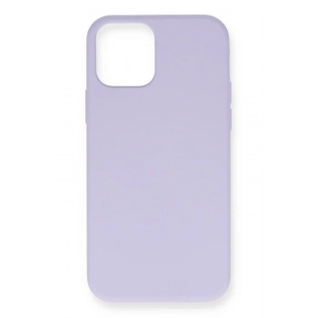 Mey İthalat®   iPhone 12 Mini Kılıf Nano içi Kadife Silikon - Lila
