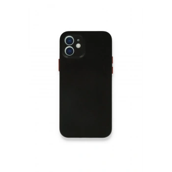 Mey İthalat®   iPhone 12 Mini Kılıf PP Ultra İnce Kapak - Siyah
