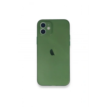 Mey İthalat®   iPhone 12 Mini Kılıf PP Ultra İnce Kapak - Yeşil