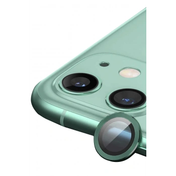 Mey İthalat®   iPhone 12 Mini Raze Metal Kamera Lens - Yeşil