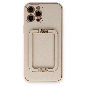 Mey İthalat® iPhone 12 Pro Kılıf Coco Elit Kapak - Gold