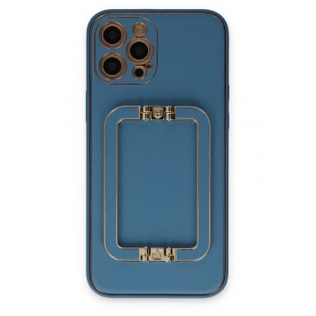 Mey İthalat®   iPhone 12 Pro Kılıf Coco Elit Kapak - Mavi