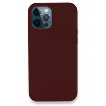Mey İthalat®   iPhone 12 Pro Kılıf Lansman Legant Silikon - Bordo