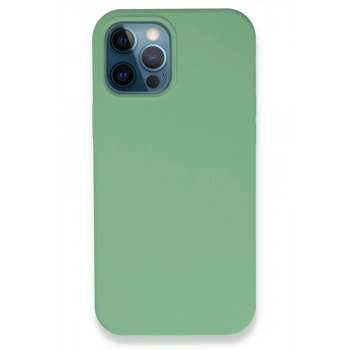 Mey İthalat®   iPhone 12 Pro Kılıf Lansman Legant Silikon - Yeşil