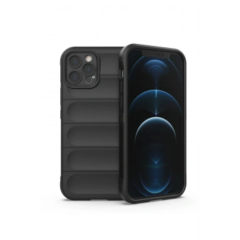 Mey İthalat® iPhone 12 Pro Kılıf Optimum Silikon - Siyah