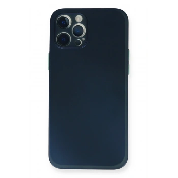Mey İthalat®   iPhone 12 Pro Kılıf PP Ultra İnce Kapak - Mavi