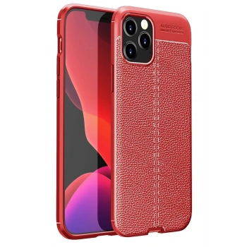 Mey İthalat®   iPhone 12 Pro Max Kılıf Auto Focus Kapak - Kırmızı