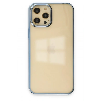 Mey İthalat®   iPhone 12 Pro Max Kılıf Element Silikon - Mavi