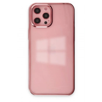 Mey İthalat®   iPhone 12 Pro Max Kılıf Element Silikon - Pembe