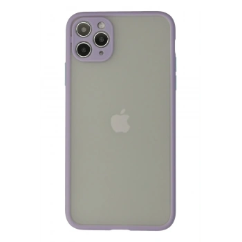 Mey İthalat®   iPhone 12 Pro Max Kılıf Montreal Silikon Kapak - Mor