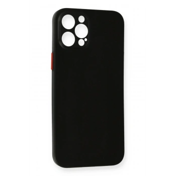 Mey İthalat®   iPhone 12 Pro Max Kılıf PP Ultra İnce Kapak - Siyah