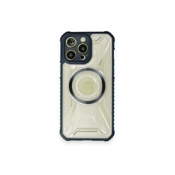 Mey İthalat®   iPhone 12 Pro Max Kılıf Prag Magneticsafe Kapak - Lacivert