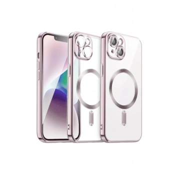 Mey İthalat®   iPhone 13 Kılıf Kross Magneticsafe Kapak - Rose