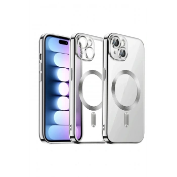 Mey İthalat®   iPhone 13 Kılıf Kross Magneticsafe Kapak - Titan Gri