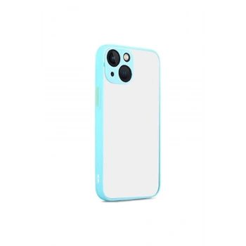 Mey İthalat®   iPhone 13 Kılıf Montreal Silikon Kapak - Turkuaz