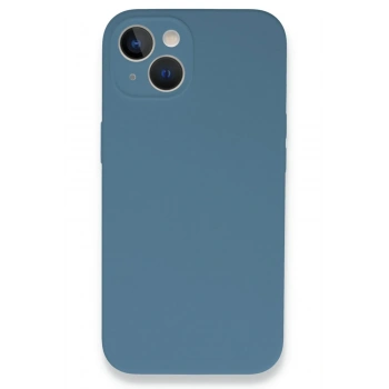 Mey İthalat®   iPhone 13 Mini Kılıf Lansman Legant Silikon - Açık Mavi