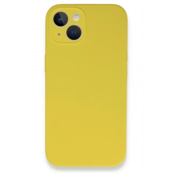 Mey İthalat®   iPhone 13 Mini Kılıf Lansman Legant Silikon - Sarı