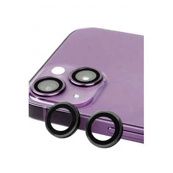 Mey İthalat®   iPhone 13 Mini Raze Metal Kamera Lens - Siyah