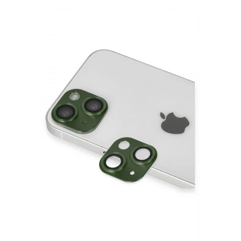 Mey İthalat®   iPhone 13 Pers Alüminyum Kamera Lens - Yeşil