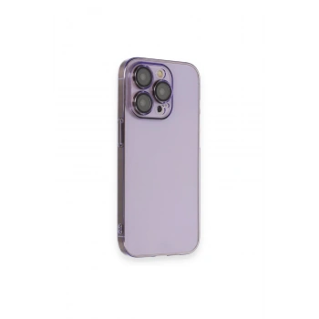 Mey İthalat®   iPhone 13 Pro Kılıf Armada Lensli Kapak - Lila