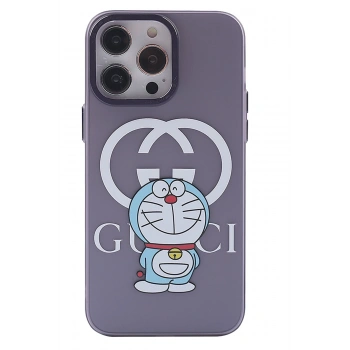 Mey İthalat®   iPhone 13 Pro Kılıf  Desenli Kapak -  Mor - 3