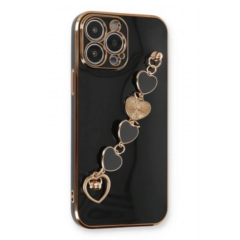 Mey İthalat®   iPhone 13 Pro Kılıf Esila Silikon - Siyah