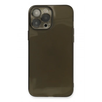 Mey İthalat®   iPhone 13 Pro Kılıf Fly Lens Silikon - Siyah