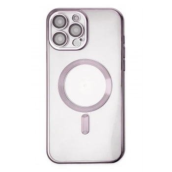 Mey İthalat®   iPhone 13 Pro Kılıf Kross Magneticsafe Kapak - Mor
