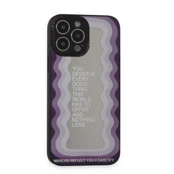Mey İthalat®   iPhone 13 Pro Kılıf Mirror Desenli Kapak - Mirror - 5