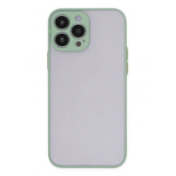 Mey İthalat®   iPhone 13 Pro Kılıf Montreal Silikon Kapak - Turkuaz