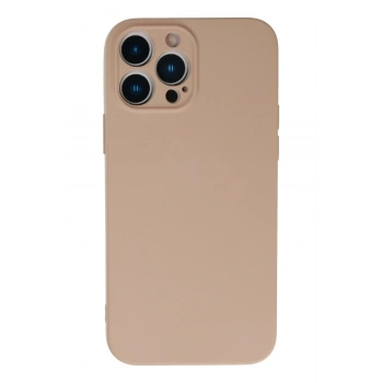 Mey İthalat® iPhone 13 Pro Kılıf Nano içi Kadife Silikon - Pudra