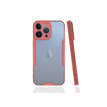 Mey İthalat®   iPhone 13 Pro Kılıf Platin Silikon - Pembe