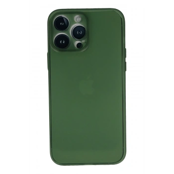 Mey İthalat®   iPhone 13 Pro Kılıf PP Ultra İnce Kapak - Yeşil