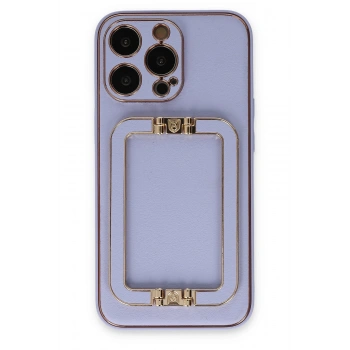 Mey İthalat®   iPhone 13 Pro Max Kılıf Coco Elit Kapak - Lila
