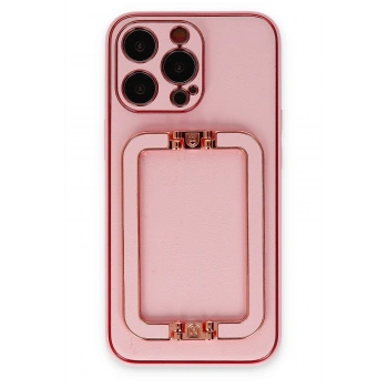 Mey İthalat®   iPhone 13 Pro Max Kılıf Coco Elit Kapak - Pembe
