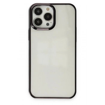 Mey İthalat®   iPhone 13 Pro Max Kılıf Element Silikon - Siyah