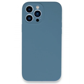 Mey İthalat®   iPhone 13 Pro Max Kılıf Lansman Legant Silikon - Açık Mavi