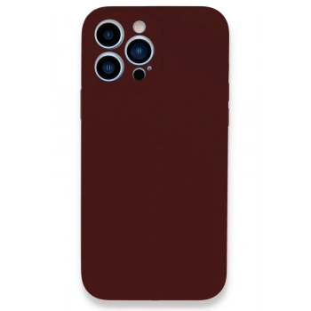 Mey İthalat®   iPhone 13 Pro Max Kılıf Lansman Legant Silikon - Bordo