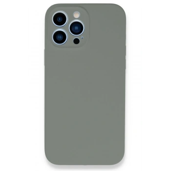 Mey İthalat®   iPhone 13 Pro Max Kılıf Lansman Legant Silikon - Gri