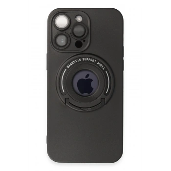 Mey İthalat®   iPhone 13 Pro Max Kılıf Lukka Magneticsafe Kapak - Siyah