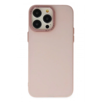 Mey İthalat®   iPhone 13 Pro Max Kılıf Modos Metal Kapak - Pembe