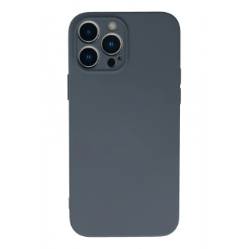 Mey İthalat®   iPhone 13 Pro Max Kılıf Nano içi Kadife Silikon - Gri